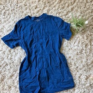 Sonoma Men's Short Sleeve soft comfy Tee in Deep Blue